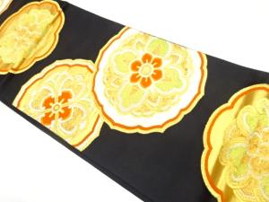 華文模様織出し袋帯